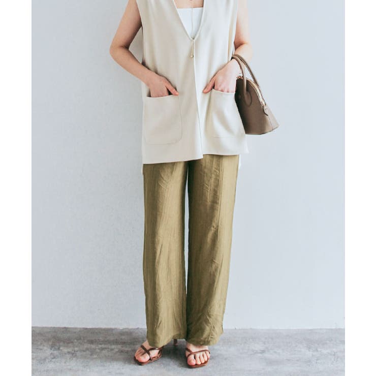 yori  shirocon kirakiraワイドパンツ 2024AW Yori Shirocon Kirakira Wide Pants