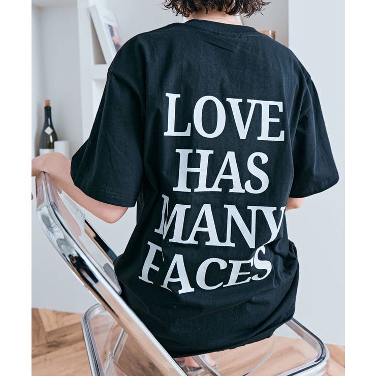 2024年新作入荷 バックプリントビッグシルエットTシャツ 全3色 3サイズ[品番 トップス
