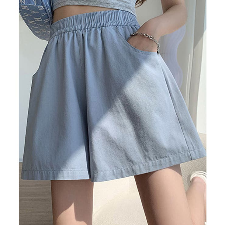 【SHOPLIST限定】シンプルAラインショートパンツ ボトムス パンツ | kirakiraShop  | 詳細画像14 