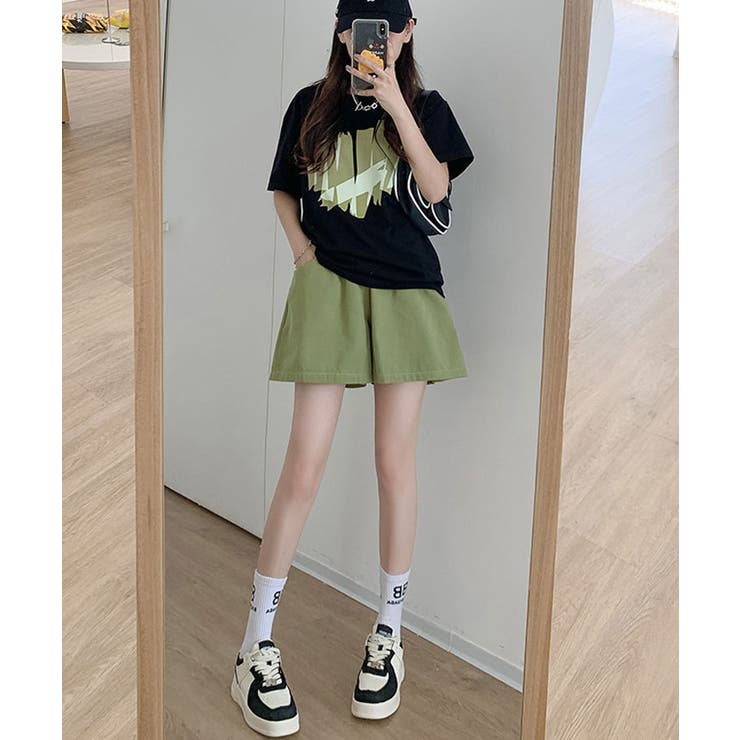 【SHOPLIST限定】シンプルAラインショートパンツ ボトムス パンツ | kirakiraShop  | 詳細画像15 