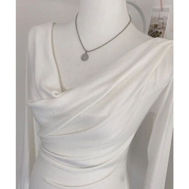 【SHOPLIST限定】ネックドレープロングスリーブカットソー トップス ソフト… | kirakiraShop  | 詳細画像17 