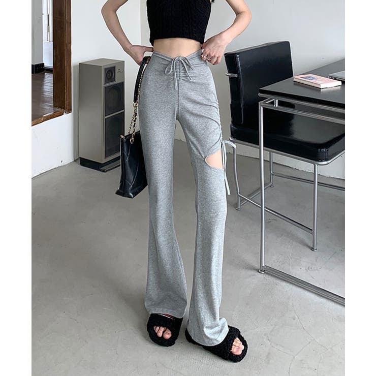 【SHOPLIST限定】サイドスリットブーツカットレギンス 2サイズ ボトムス | kirakiraShop  | 詳細画像17 