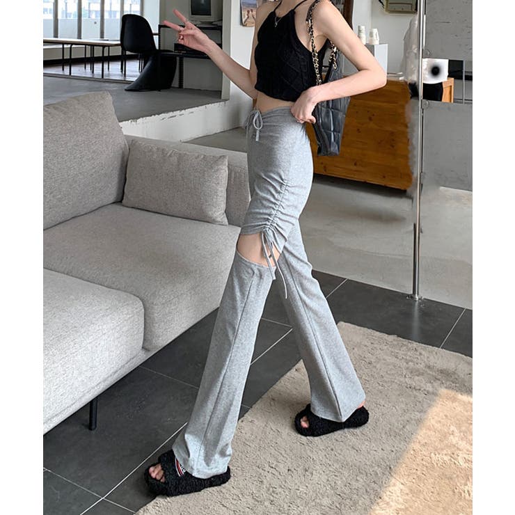 【SHOPLIST限定】サイドスリットブーツカットレギンス 2サイズ ボトムス | kirakiraShop  | 詳細画像22 