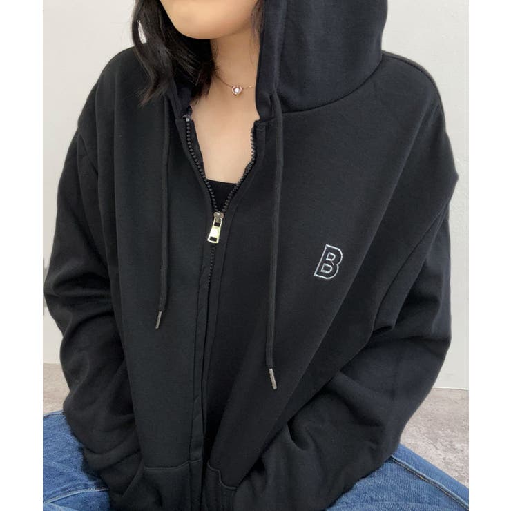 【SHOPLIST限定】裏起毛 オーバーシルエット ロゴパーカー | kirakiraShop  | 詳細画像13 