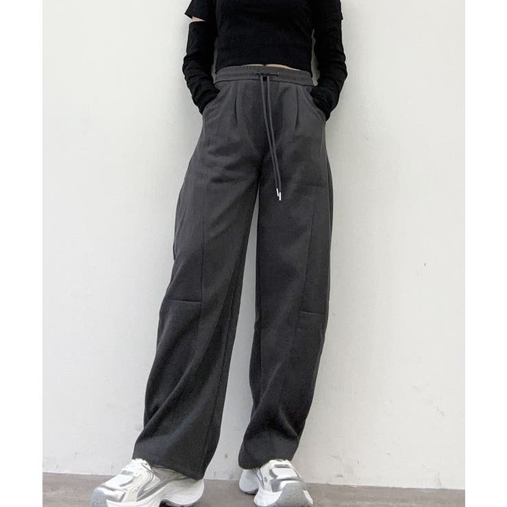 タック入りカービングスウェットパンツ 3サイズ ボトムス[品番