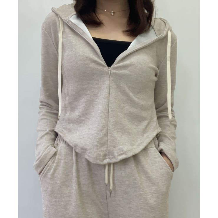 スウェットセットアップ トップス フード | kirakiraShop  | 詳細画像5 