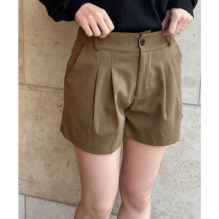 GOOPiMADE 希少3周年限定モデル　ユーティリティパンツ ブラウン 2 タック入りスラックスショートパンツ 全2色 ボトムス[品番