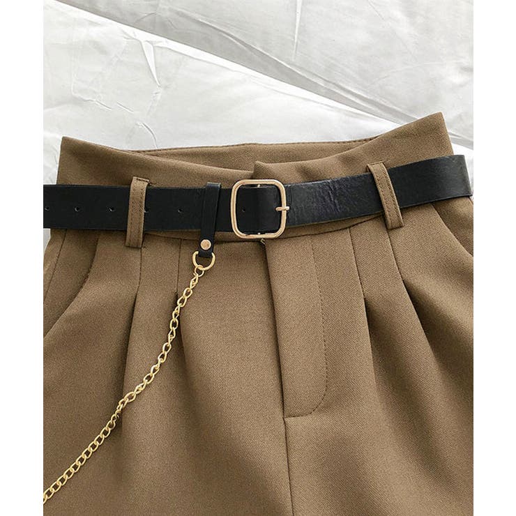 タック入りスラックスショートパンツ 全２色 ボトムス | kirakiraShop  | 詳細画像20 