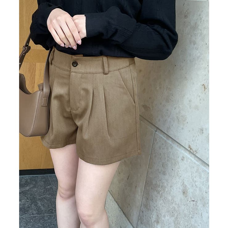 極美品 CALEE スラックスショートパンツ ブルーグリーン L ワンタック 極美品 CALEE スラックスショートパンツ ブルーグリーン L