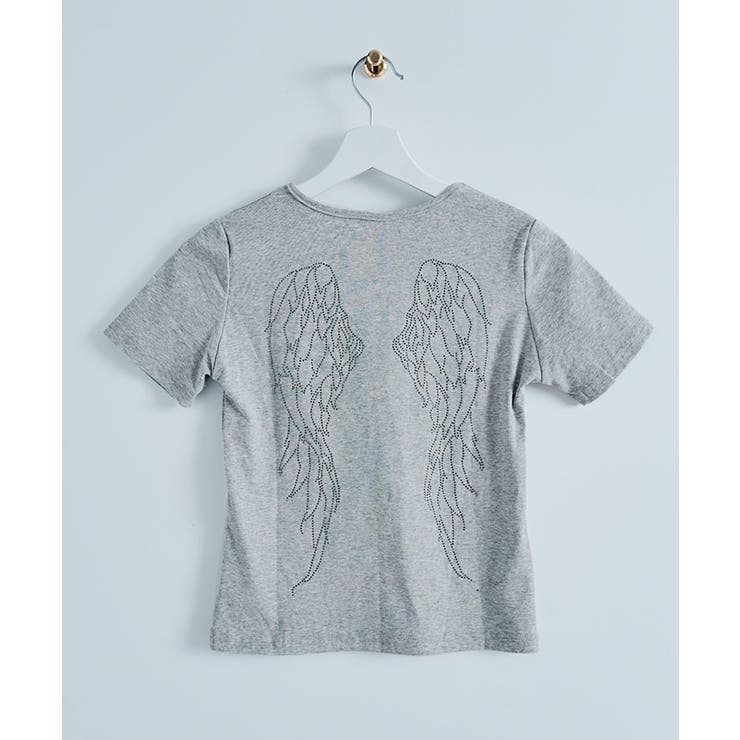 ラメストーンデザインTシャツ トップス フィット | kirakiraShop  | 詳細画像23 