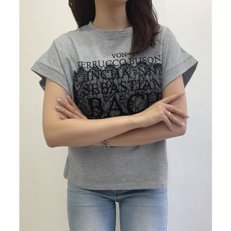 フロントレースロゴデザインTシャツ トップス ロゴ | kirakiraShop  | 詳細画像11 