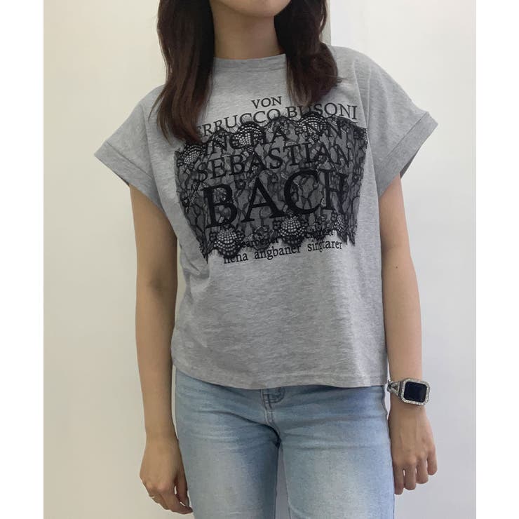 フロントレースロゴデザインTシャツ トップス ロゴ | kirakiraShop  | 詳細画像12 