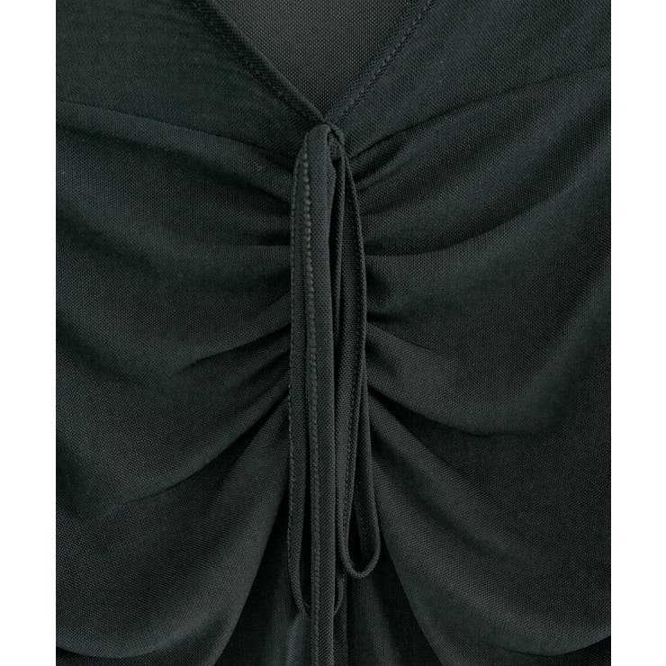 シャーリングリボンシアートップス シアートップス メッシュトップス | kirakiraShop  | 詳細画像22 