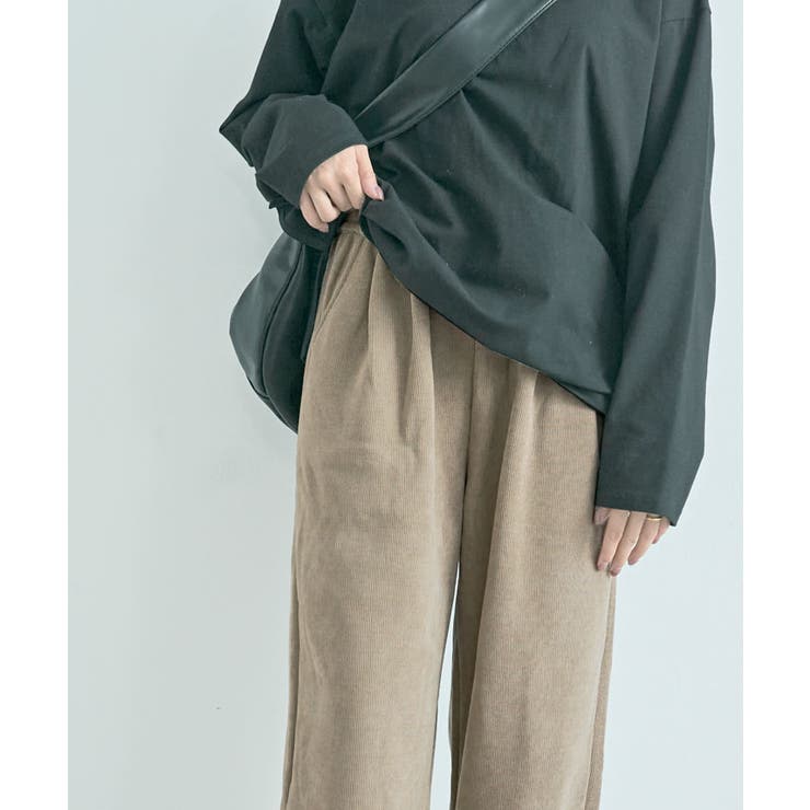 裏起毛コーデュロイフロントスリットパンツ 4サイズ ボトムス | kirakiraShop  | 詳細画像19 