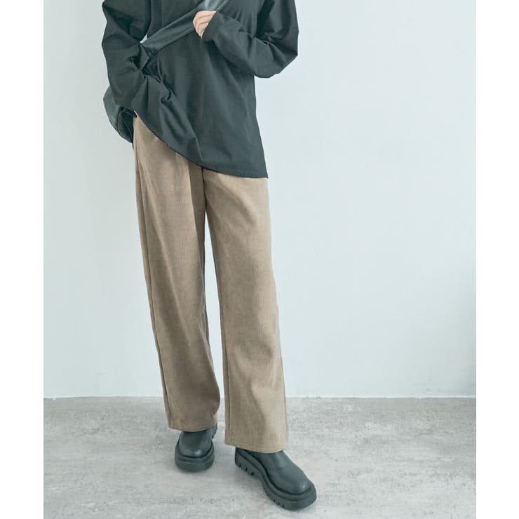 裏起毛コーデュロイフロントスリットパンツ 4サイズ ボトムス | kirakiraShop  | 詳細画像21 