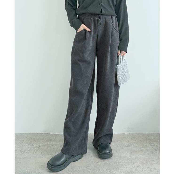 裏起毛セミワイドリブパンツ 4サイズ ボトムス | kirakiraShop  | 詳細画像17 