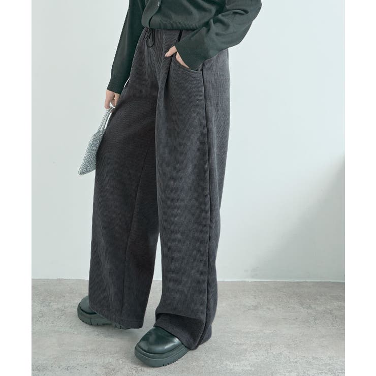 裏起毛セミワイドリブパンツ 4サイズ ボトムス | kirakiraShop  | 詳細画像19 