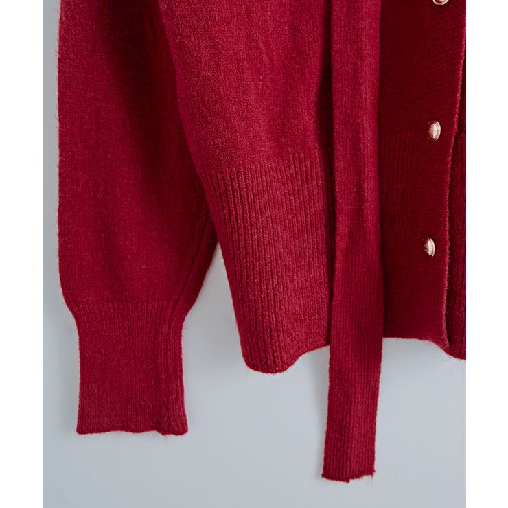 リボンタイVネックカーディガン トップス カーディガン | kirakiraShop  | 詳細画像9 