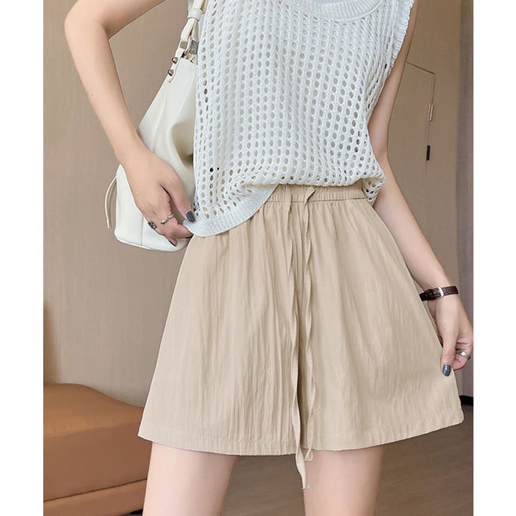 ワイドリラクシーショートパンツ ショートパンツ ドロストパンツ | kirakiraShop  | 詳細画像6 
