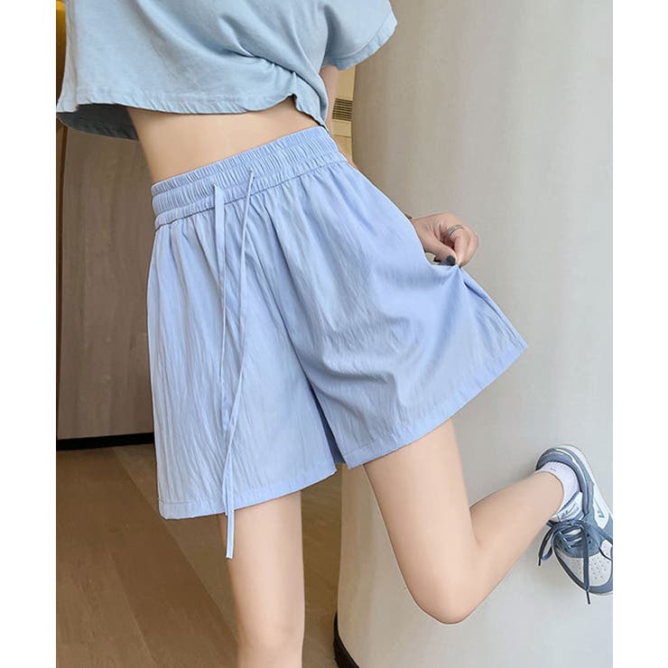 ワイドリラクシーショートパンツ ショートパンツ ドロストパンツ | kirakiraShop  | 詳細画像8 