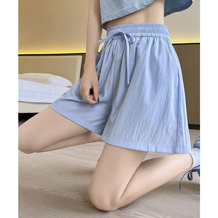 ワイドリラクシーショートパンツ ショートパンツ ドロストパンツ | kirakiraShop  | 詳細画像9 