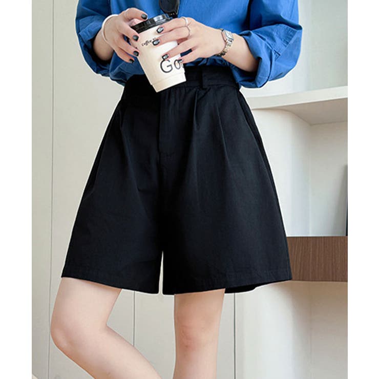 Aラインショートパンツ ハーフパンツ コットンパンツ | kirakiraShop  | 詳細画像2 
