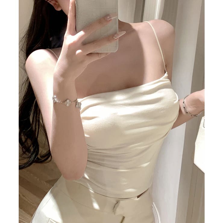 カップインコットンシャーリングキャミソール全3色 インナー 下着 | kirakiraShop  | 詳細画像24 