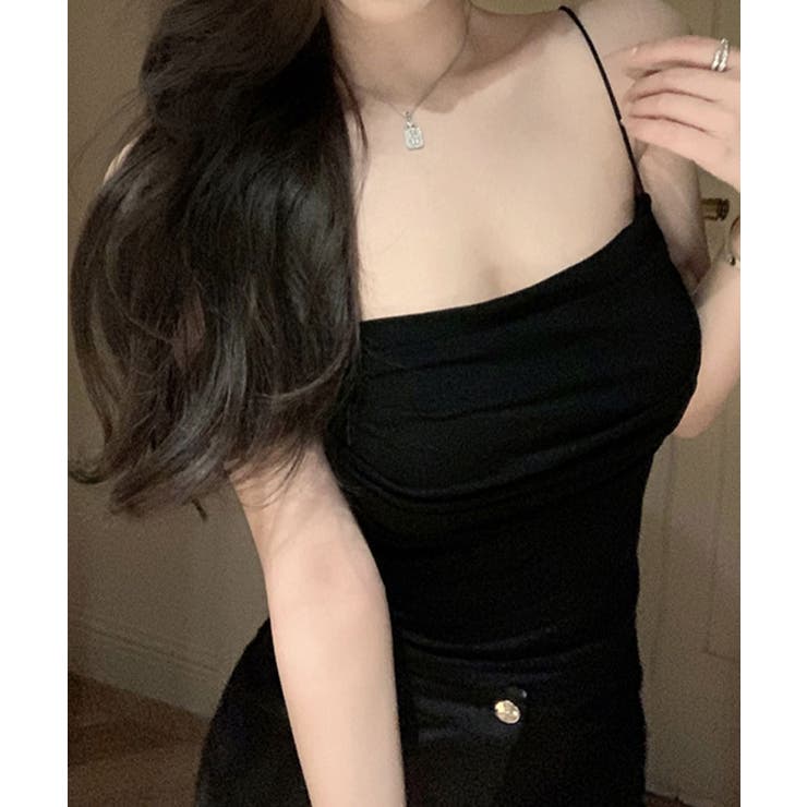 カップインコットンシャーリングキャミソール全3色 インナー 下着 | kirakiraShop  | 詳細画像4 