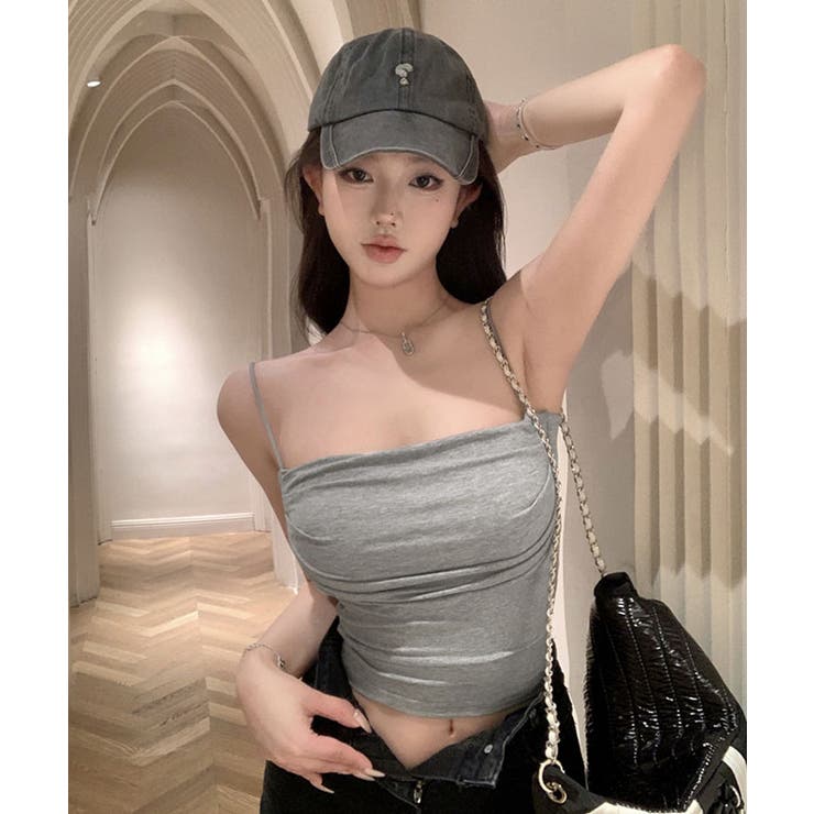 カップインコットンシャーリングキャミソール全3色 インナー 下着 | kirakiraShop  | 詳細画像32 