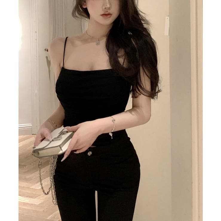 カップインコットンシャーリングキャミソール全3色 インナー 下着 | kirakiraShop  | 詳細画像5 