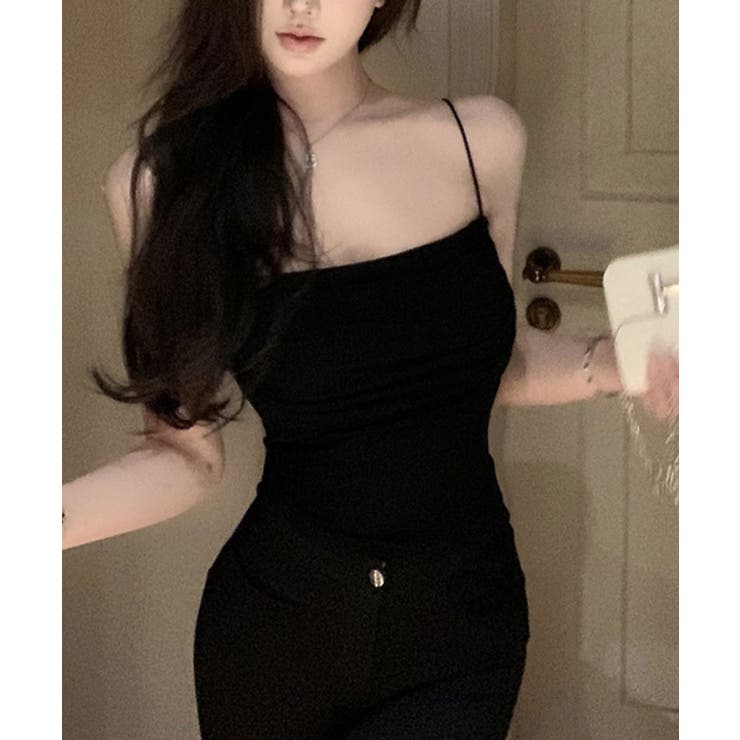 カップインコットンシャーリングキャミソール全3色 インナー 下着 | kirakiraShop  | 詳細画像7 