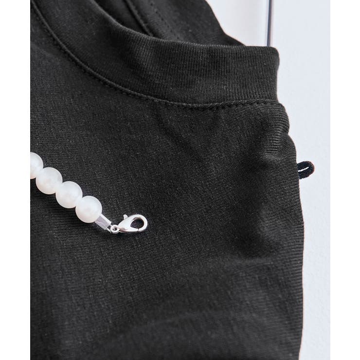 パールリボンプリントTシャツ トップス フィット | kirakiraShop  | 詳細画像25 