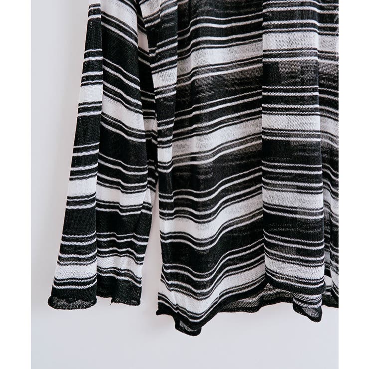 シアーメッシュボーダートップス トップス サマー | kirakiraShop  | 詳細画像16 