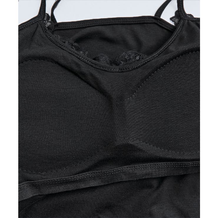 フロントリボンレースキャミシール トップス キャミソール | kirakiraShop  | 詳細画像12 