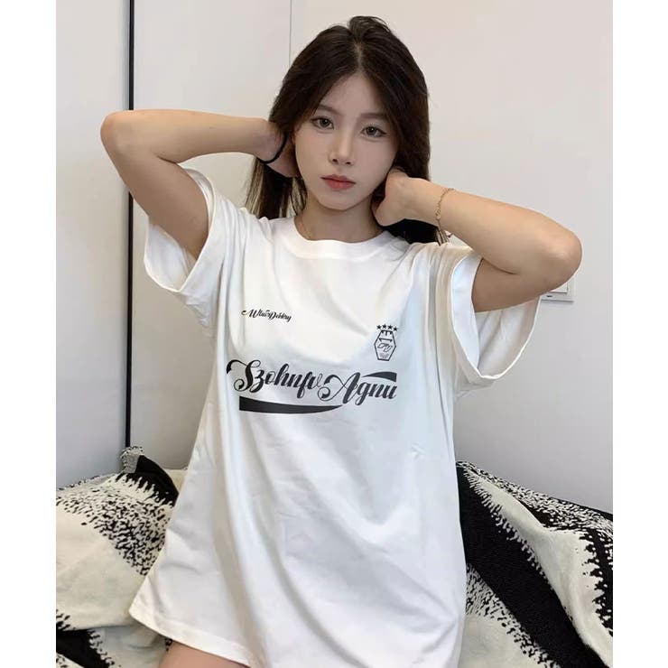 フロントロゴデザインTシャツ 3サイズ トップス | kirakiraShop  | 詳細画像6 