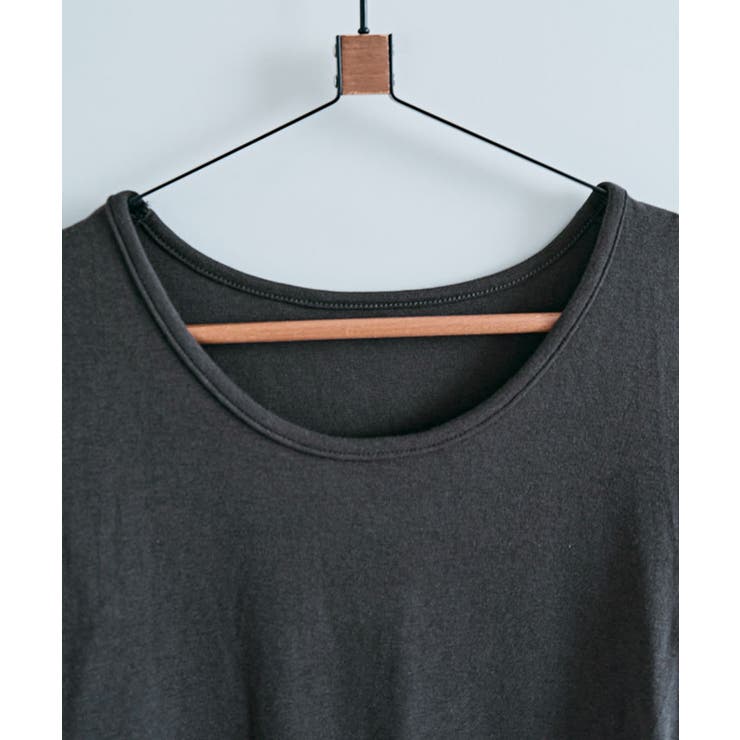 Uネック無地クロップド長袖Tシャツ トップス カットソー | kirakiraShop  | 詳細画像36 