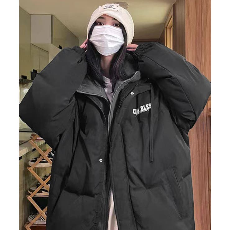 【SHOPLIST限定】スウェットドッキングバックロゴダウンジャケット アウター… | kirakiraShop  | 詳細画像4 