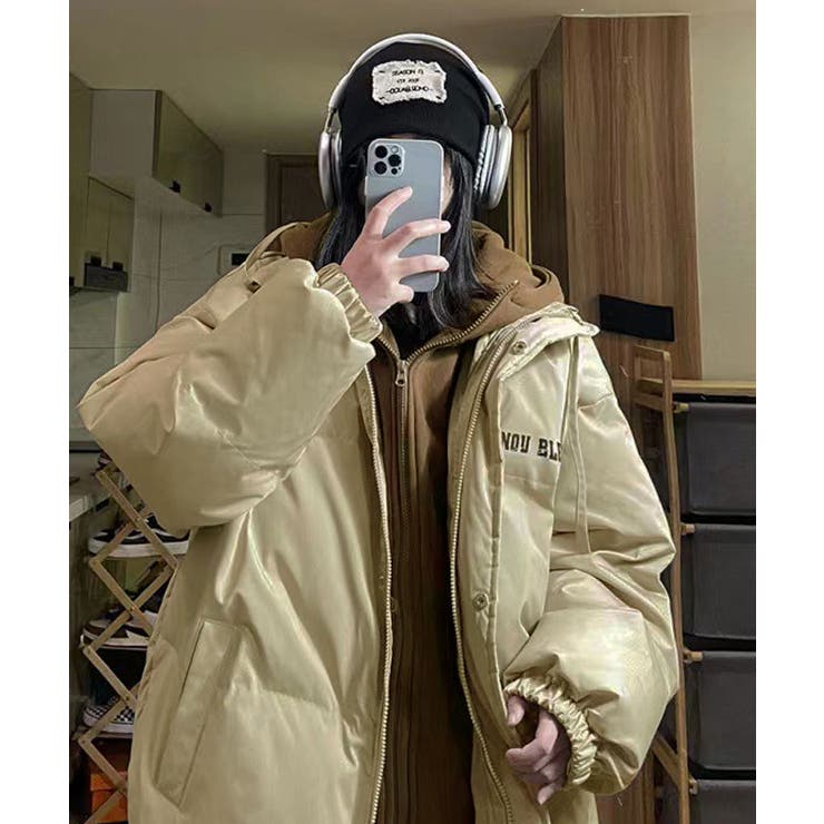 【SHOPLIST限定】スウェットドッキングバックロゴダウンジャケット アウター… | kirakiraShop  | 詳細画像9 