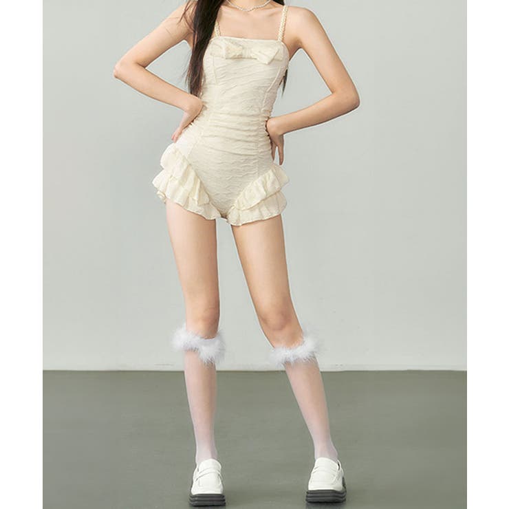 フリルワンピース スイムウェア ビーチファッション | kirakiraShop  | 詳細画像6 