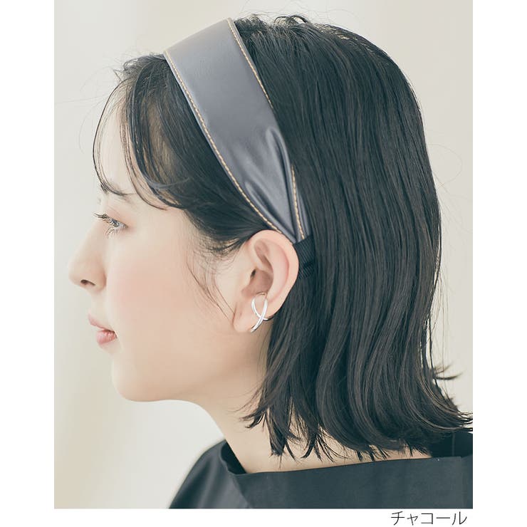 エコレザーワイドカチューシャ 小物 ヘアアクセサリー | kirakiraShop  | 詳細画像7 