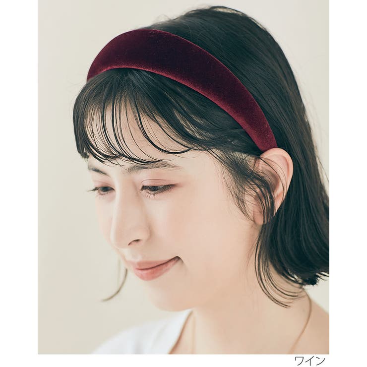 ベロアワイドカチューシャ 小物 ヘアアクセサリー | kirakiraShop  | 詳細画像14 