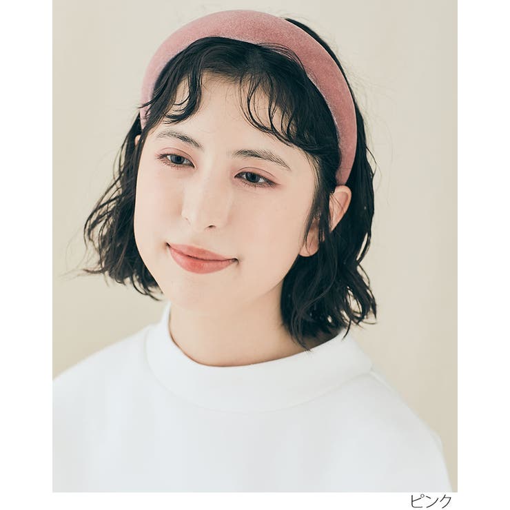 ベロアワイドカチューシャ 小物 ヘアアクセサリー | kirakiraShop  | 詳細画像4 