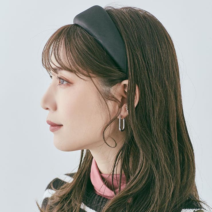 サテンワイドカチューシャ 小物 ヘアアクセサリー[品番
