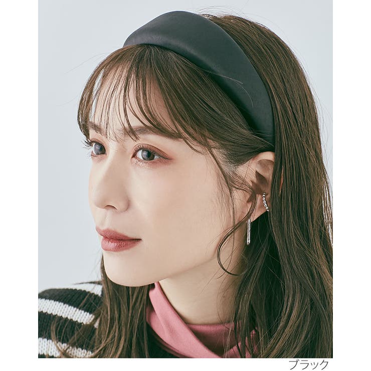 サテンワイドカチューシャ 小物 ヘアアクセサリー[品番 サテンワイドカチューシャ 小物 ヘアアクセサリー[品番