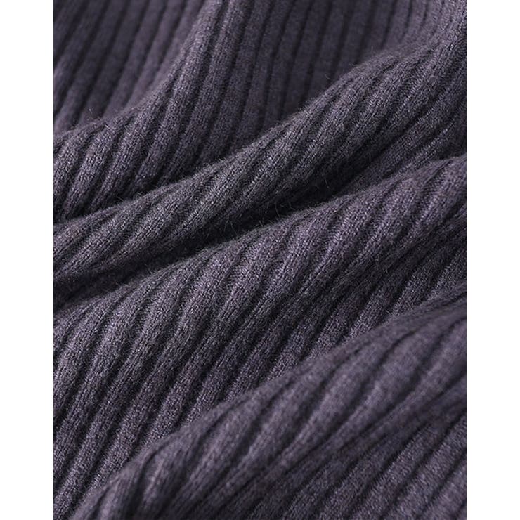 襟付きリブニットトップスカーディガン カーディガン 羽織り | kirakiraShop  | 詳細画像36 