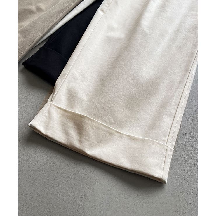 ハイウエストダブル仕立てスラックス 2サイズ ボトムス | kirakiraShop  | 詳細画像14 