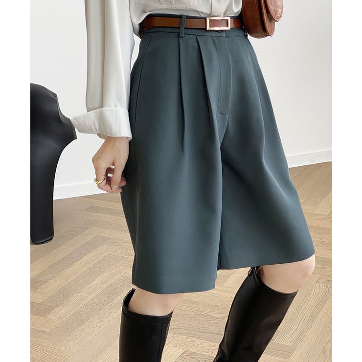 Aラインスラックスハーフパンツ 2サイズ ボトムス | kirakiraShop  | 詳細画像16 