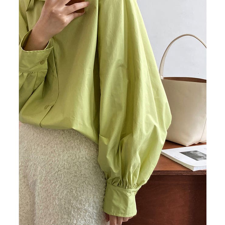 【SHOPLIST限定】ボリュームスリーブ襟付きブラウス トップス ブラウス | kirakiraShop  | 詳細画像19 