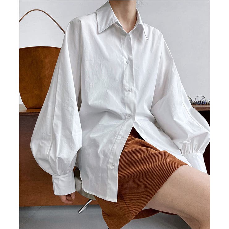 【SHOPLIST限定】ボリュームスリーブ襟付きブラウス トップス ブラウス | kirakiraShop  | 詳細画像9 