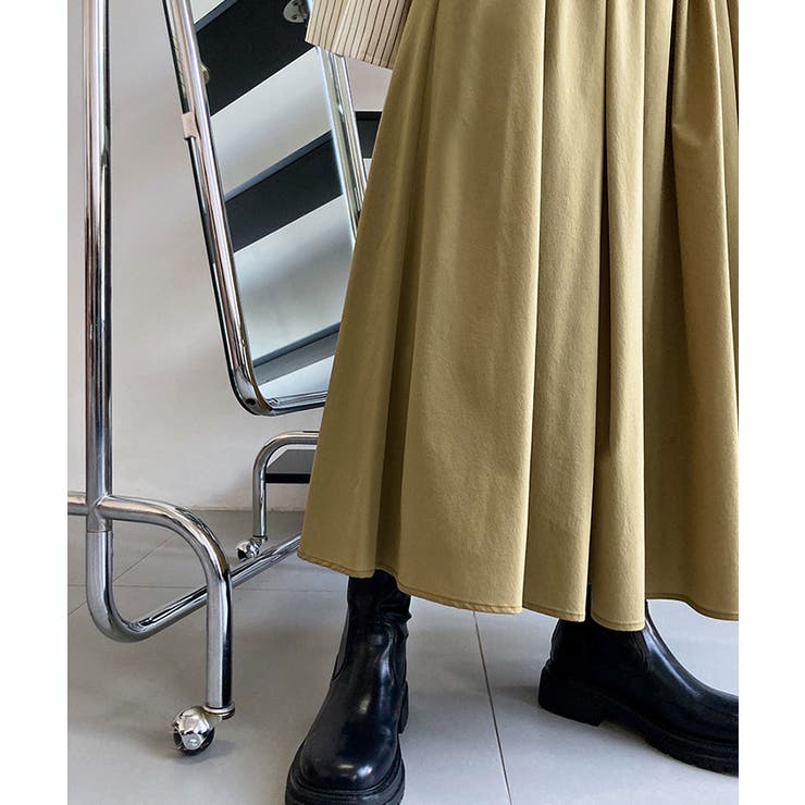 【SHOPLIST限定】ハイウエストボリュームロングスカート 2サイズ ボトムス | kirakiraShop  | 詳細画像17 